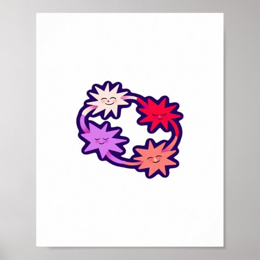 Better Together Stars Creative Style  Poster (Vorne)