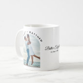 Better Together Valentine's Day Couples Photo Kaffeetasse (Vorderseite Links)