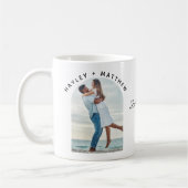 Better Together Valentine's Day Couples Photo Kaffeetasse (Links)