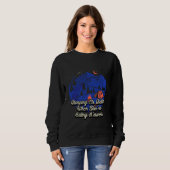Better When Eating Smores Camping Foodie Camper Fo Sweatshirt (Vorne ganz)
