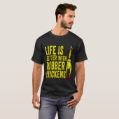 Better With Rubber Chicken T-Shirt (Vorne ganz)