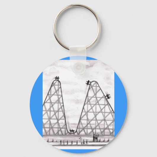 Better Worse Roller Coaster Schlüsselanhänger (Vorderseite)