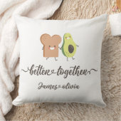 BetterTogether Avocado & Toast Personalisiertes Ki Kissen (Decke)