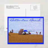 Betterton Beach Postkarte (Vorne/Hinten)