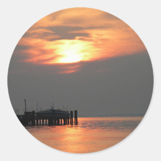 Betterton Beach Runder Aufkleber