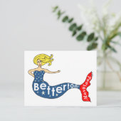 Betterton, Maryland Mermaid Postkarte (Stehend Vorderseite)