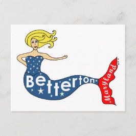 Betterton, Maryland Mermaid Postkarte