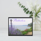 Betterton, MD Summer Blume Postkarte (Stehend Vorderseite)