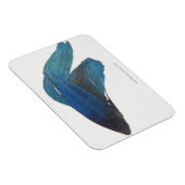 Bettfisch oder Blausiam-Männlicher Fisch Magnet (Rechte Seite)