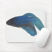 Bettfisch oder Blausiam-Männlicher Fisch Mousepad (Mit Mouse)