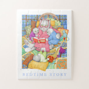 BETTGESCHICHTE 11x14 großes Puzzleteil Puzzle