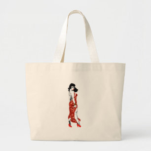 Bettie Pin-up Jumbo Stoffbeutel