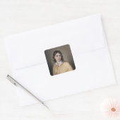 Bettina von Arnim Quadratischer Aufkleber (Umschlag)