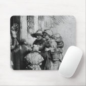 Bettler auf der Türstufe eines Hauses, 1648 Mousepad (Mit Mouse)