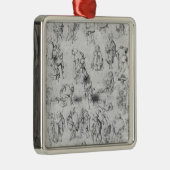 Bettler Silbernes Ornament (Rechts)