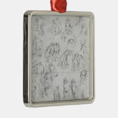 Bettler Silbernes Ornament (Rechts)