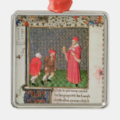 Bettler Silbernes Ornament (Vorne)