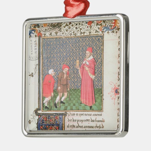 Bettler Silbernes Ornament (Links)