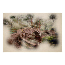 Bettlerbrücke Glaisdale - Atmosphärisches Yorkshir