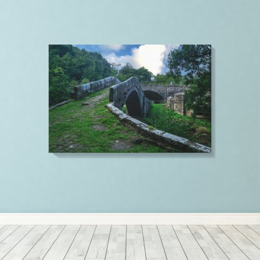 Bettlerbrücke, Glaisdale Leinwanddruck (Insitu (Holzboden))