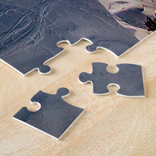 Bettmeralp, Schweiz unter einem winterlichen Himme Puzzle (Seite)