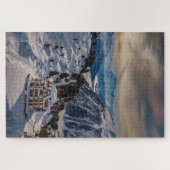 Bettmeralp, Schweiz unter einem winterlichen Himme Puzzle (Horizontal)