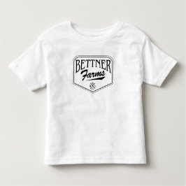 Bettner Farms Abzeichen Design Kinderhemd Kleinkind T-shirt