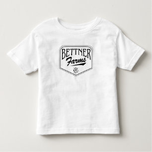 Bettner Farms Abzeichen Design Kinderhemd Kleinkind T-shirt