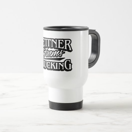 Bettner Farms Trucking Travel Mug Reisebecher (VorderseiteRechts)