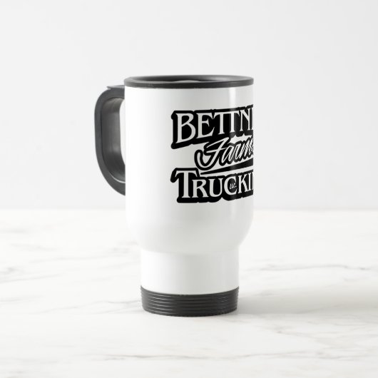 Bettner Farms Trucking Travel Mug Reisebecher (Vorderseite Links)