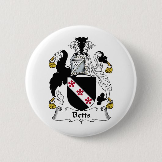 Betts Familienwappen Button (Vorderseite)
