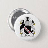 Betts Familienwappen Button (Vorne & Hinten)