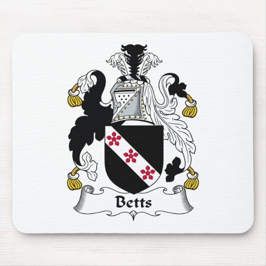 Betts Familienwappen Mousepad (Vorne)