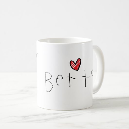 Betts: Vati ist das Beste Kaffeetasse (VorderseiteRechts)