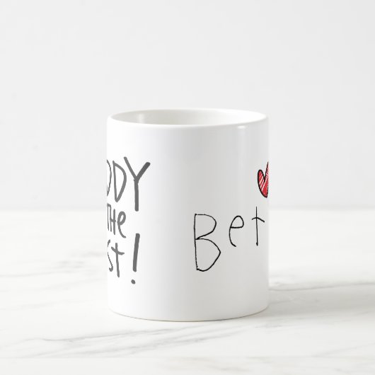 Betts: Vati ist das Beste Kaffeetasse (Mittel)