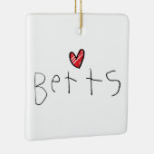 Betts Weihnachten 2018 Keramikornament (Rechts)
