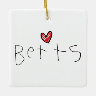 Betts Weihnachten 2018 Keramikornament