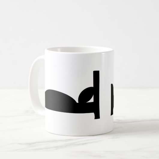 Bettschlafenikone Kaffeetasse (Vorderseite Links)