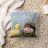 Bettsofa, Duckett und Ferkel Kissen (Decke)