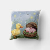 Bettsofa, Duckett und Ferkel Kissen (Rückseite)