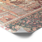 Bettüberwurf mit einheimischen Potentaten Poster (Ecke)