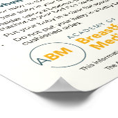 Bettüberwurf und Stillen Poster (Englisch) (Ecke)