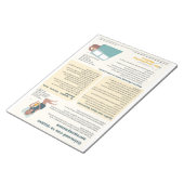 Bettüberwurf und Stillzeit weg (Ukrainisch) Notizblock (angewinkelt)