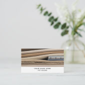 Bettwäsche, chemische Reinigung, Reinigungsservice Visitenkarte (Stehend Vorderseite)