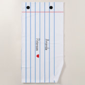 Bettwäsche und Handtücher aus Papier (Vorderseite)