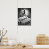 Bettwäsche und Handtücher Poster (Küche)