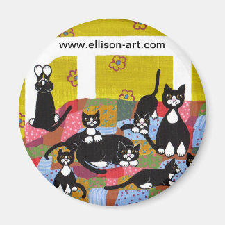 Bettwäsche voll mit Cats Magnet