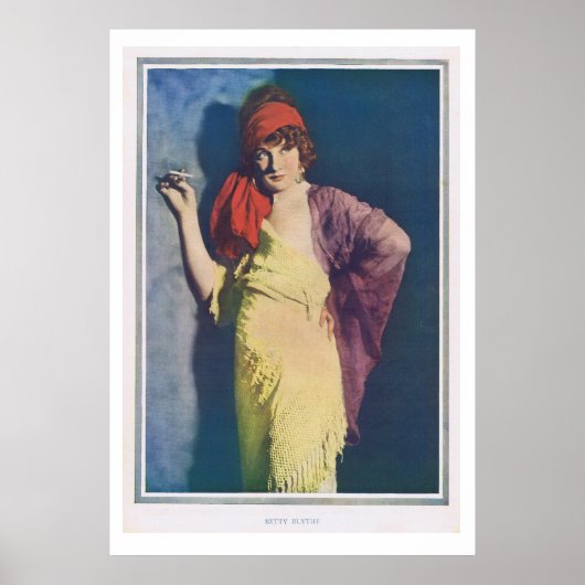 Betty Blythe 1918 Poster (Vorne)