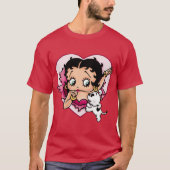 Betty Boop Peace vintage T-Shirt (Vorderseite)