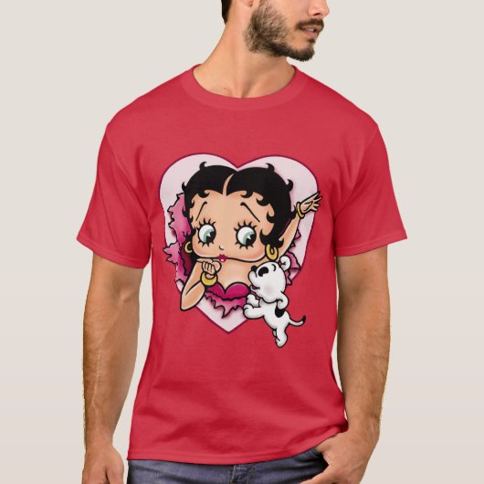 Betty Boop Peace vintage T-Shirt (Vorderseite)